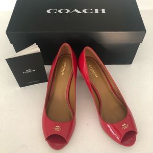 Coach Red High Heels 👠